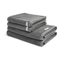 FROTTIERSET Selection 4-teilig - Dunkelgrau, Textil (50/100cm) - Ross