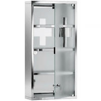 MEDIZINSCHRANK Transparent 1 Stück - Beige, Kunststoff (30/60/12cm) - GiPP