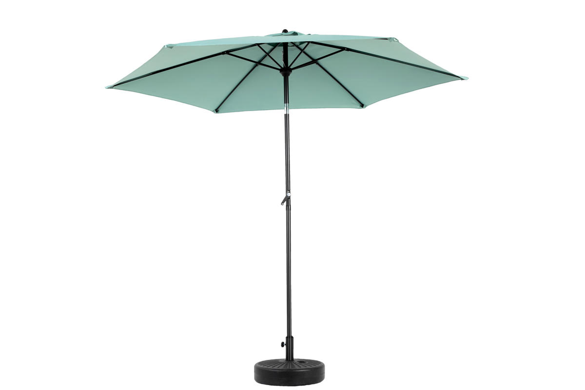 SONNENSCHIRM Doppel Rechteck hellgrün - Grün, Metall (294/294cm) - ComfortXL