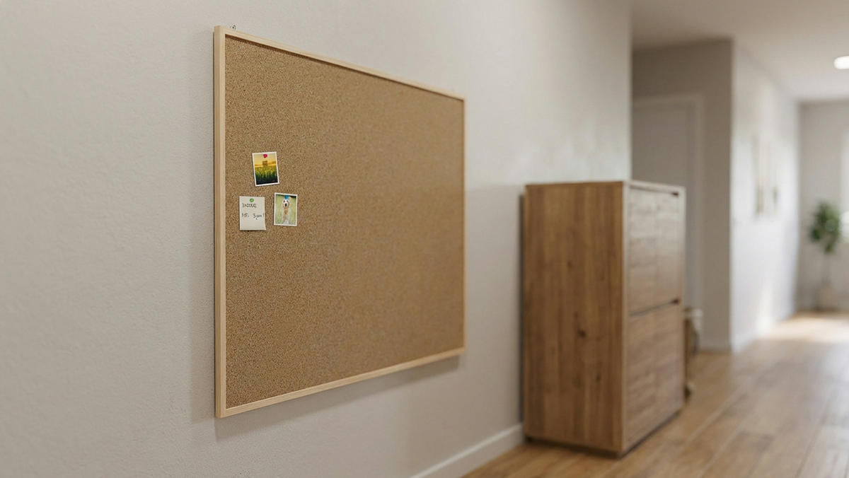PINNWAND mit Naturholzrahmen 120x100cm - Braun, Holz (120/100/1cm) - ALLboards