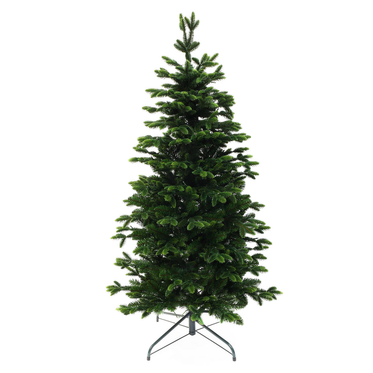 WEIHNACHTSBÄUME mit Beleuchtung - Grün, Kunststoff (75/140cm) - Hometopia
