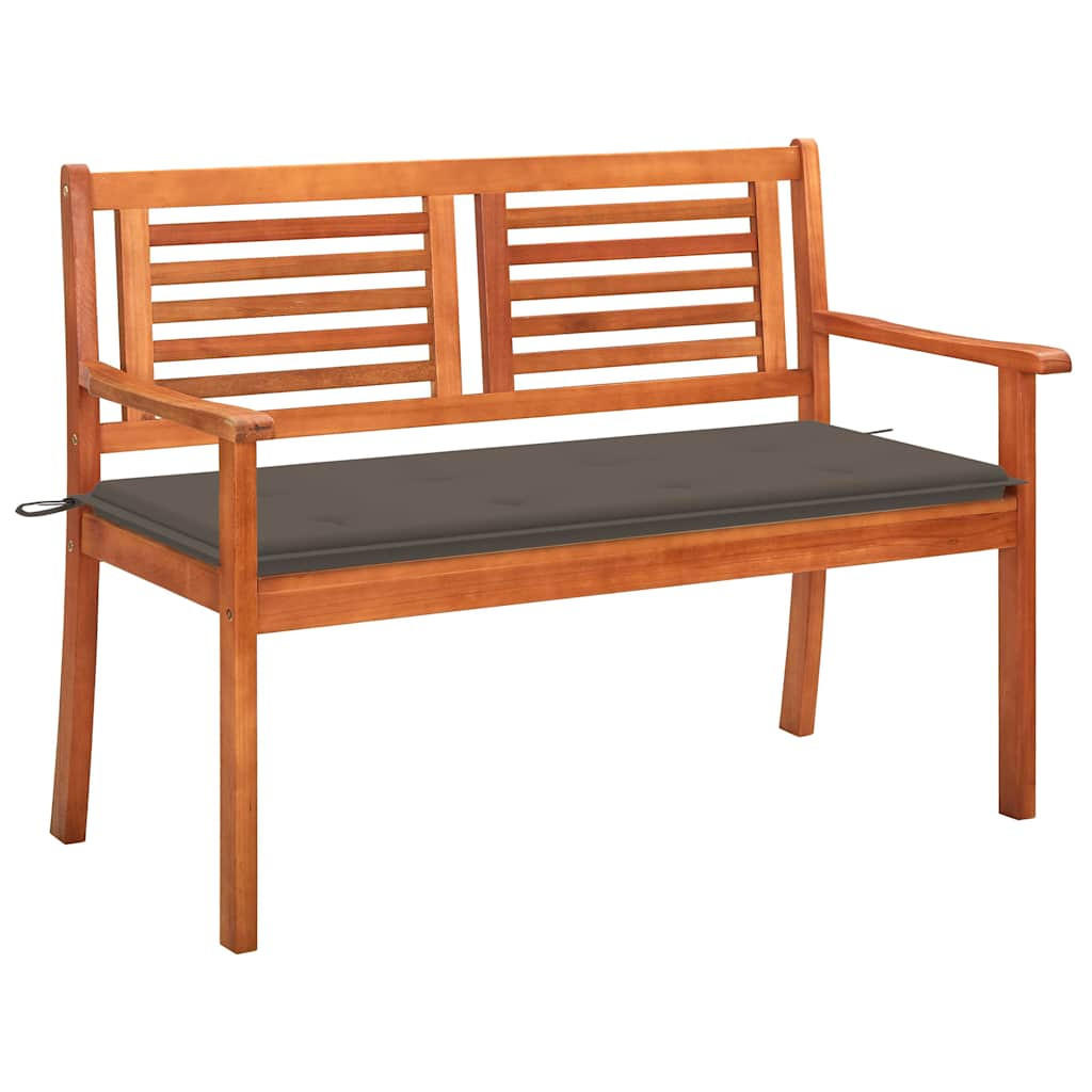 furnicato 2-Sitzer-Gartenbank Taupe 120x89x60 cm