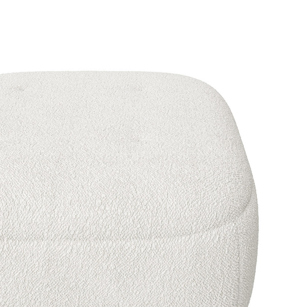 POLSTERHOCKER 45/45/36 cm Gummibaumholzbeine Leinen Beige - Beige/Naturfarben, Holz/Textil (45/36/45cm) - Livingandhome