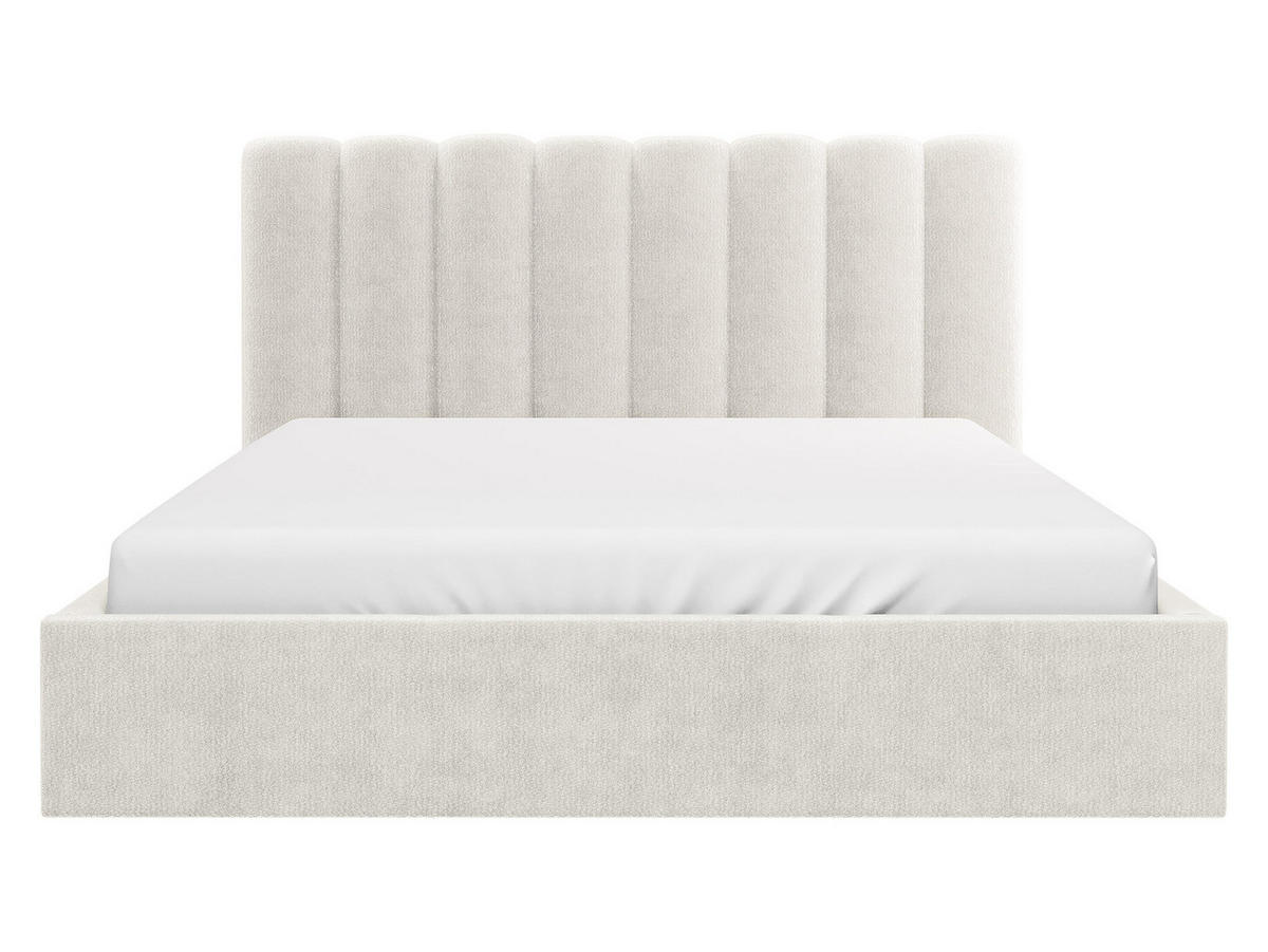 POLSTERBETT Nox - Creme/Naturfarben, Holzwerkstoff/Textil (180/200cm) - MIRJAN24