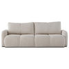 SOFA Potto mit ausziehbarer Ottomane Creme - Creme, Kunststoff/Textil (232/90/110cm) - Selsey