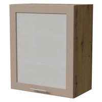 KÜCHENHÄNGESCHRANK Brerra W2S/60 Eiche Artisan / RAL 1019 graubeige Matt 60 / 32,5 / 72cm - Graubraun/Eiche Artisan, Holz/Holzwerkstoff (60/72/32.5cm) - Feldmann-Wohnen