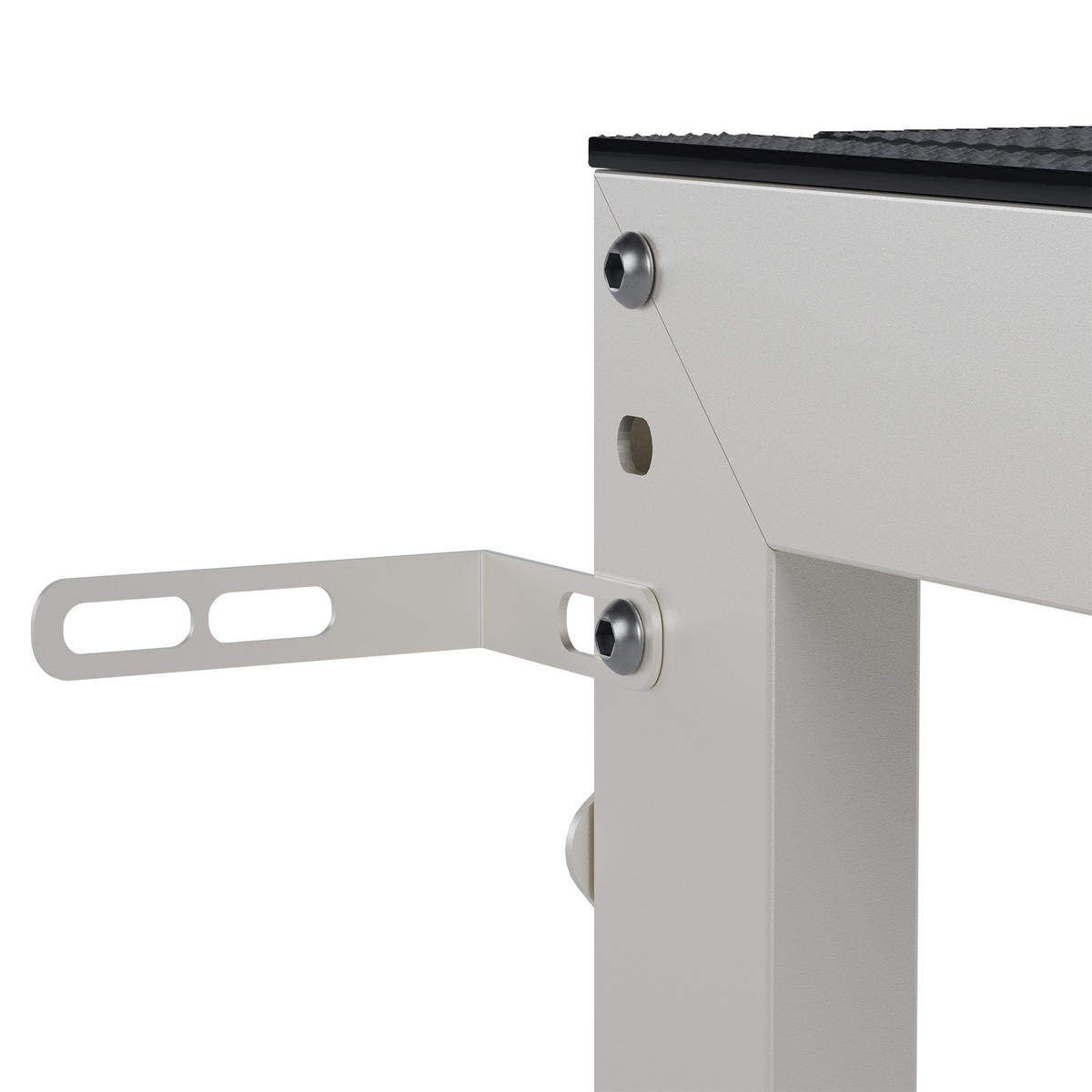 STAPELGESTELL für Wäschetrockner auf Waschmaschine RALF Weiß - Weiß, Metall (84/101/60cm) - DELUKE