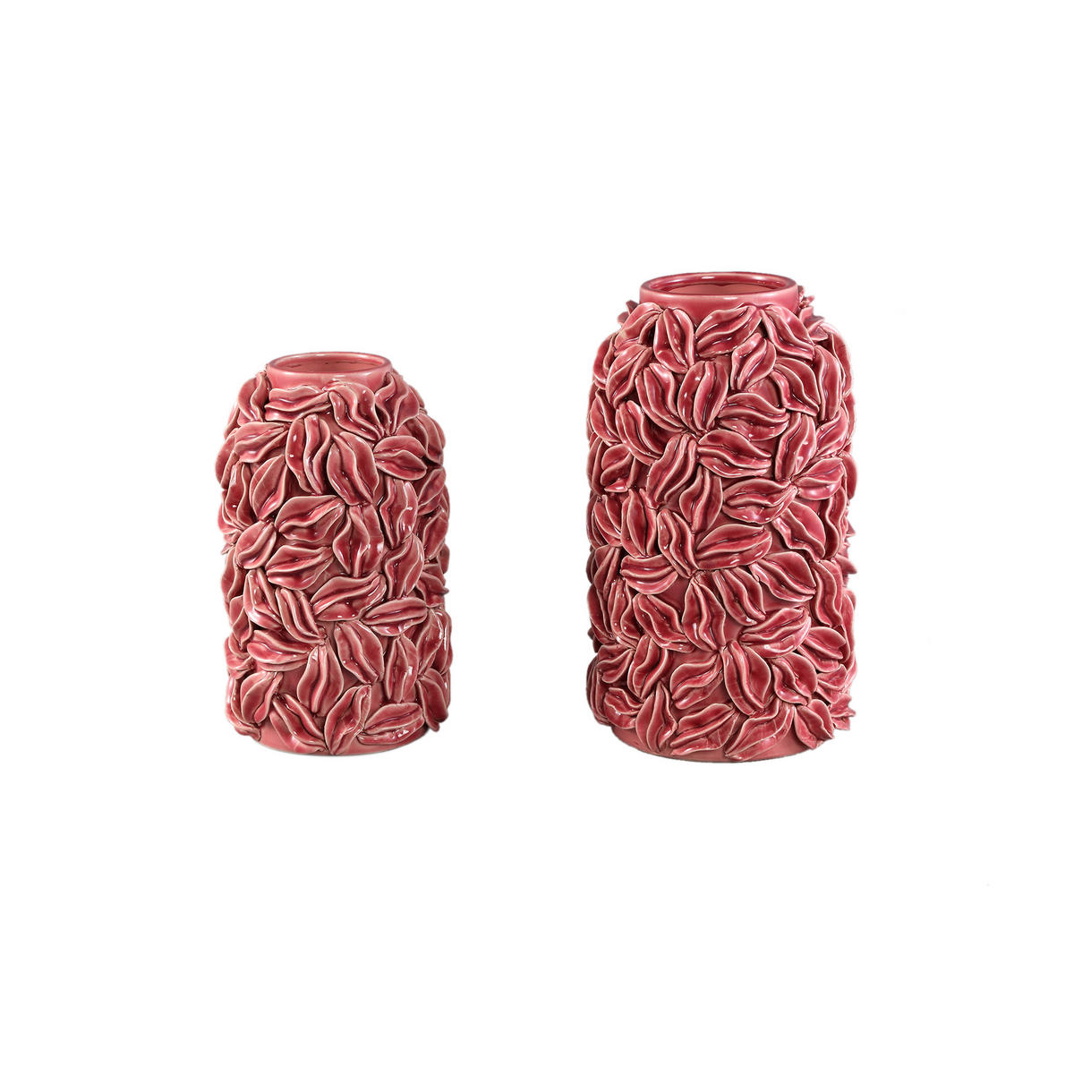 TOPF Zubeda Rosa 20/20/30cm - Pink, Keramik (30cm) - PTMD Collection