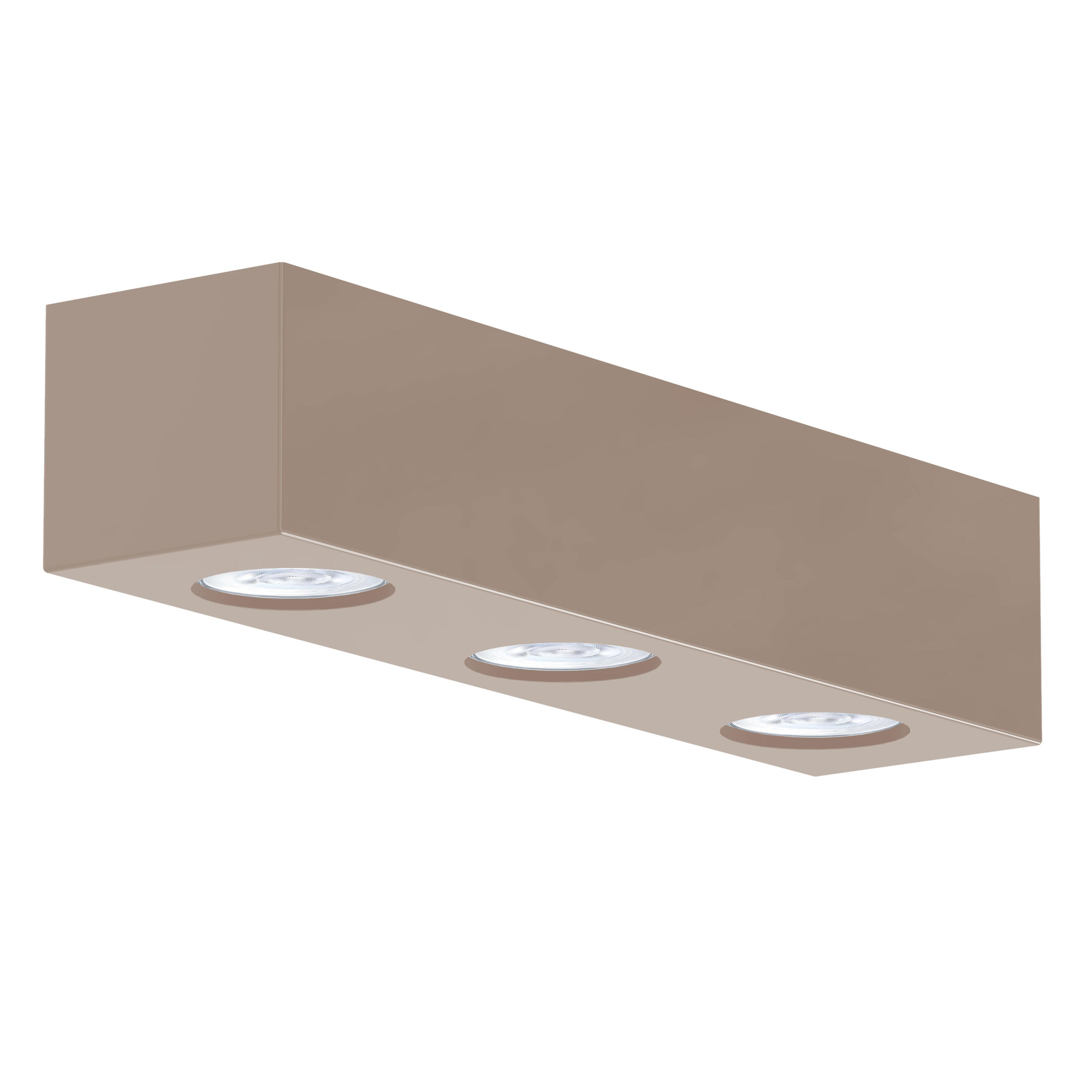Lumicom Deckenleuchte Graubraun 30x7x10 cm
