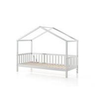 HAUSBETT DALLAS Weiß 97x211x170 cm - Weiß, Holz - FURNLUX