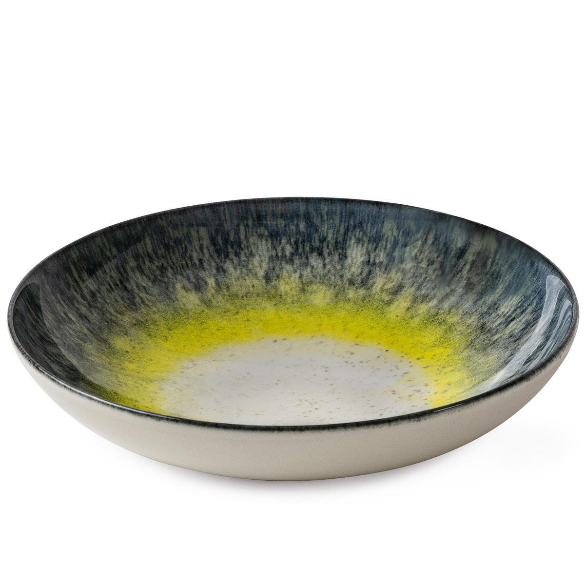 TAFELSERVICE LORENT 12 Personen 36-tlg Hartporzellan - Gelb/Dunkelblau, Keramik (27.5/2/27.5cm) - KONSIMO®