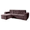 ECKSOFA Bari - Silberfarben/Violett, Holz/Textil (256/157cm) - MIRJAN24