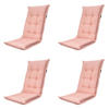 GARTENSTUHLKISSEN Naples 123/50 cm 4er-Set - Pink, Textil (50/7/123cm) - Madison