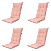 GARTENSTUHLKISSEN Naples 123/50 cm 4er-Set - Pink, Textil (50/7/123cm) - Madison