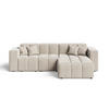 ECKSOFA Loopo Beige Rechts - Beige, Holz/Textil (265/180cm) - Graingold