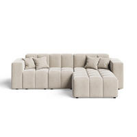 ECKSOFA Loopo Beige Rechts - Beige, Holz/Textil (265/180cm) - Graingold