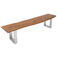 BANK MAMMUT NATURE Akazie Natur 200cm - Braun, Holz (200/45/40cm) - riess-ambiente