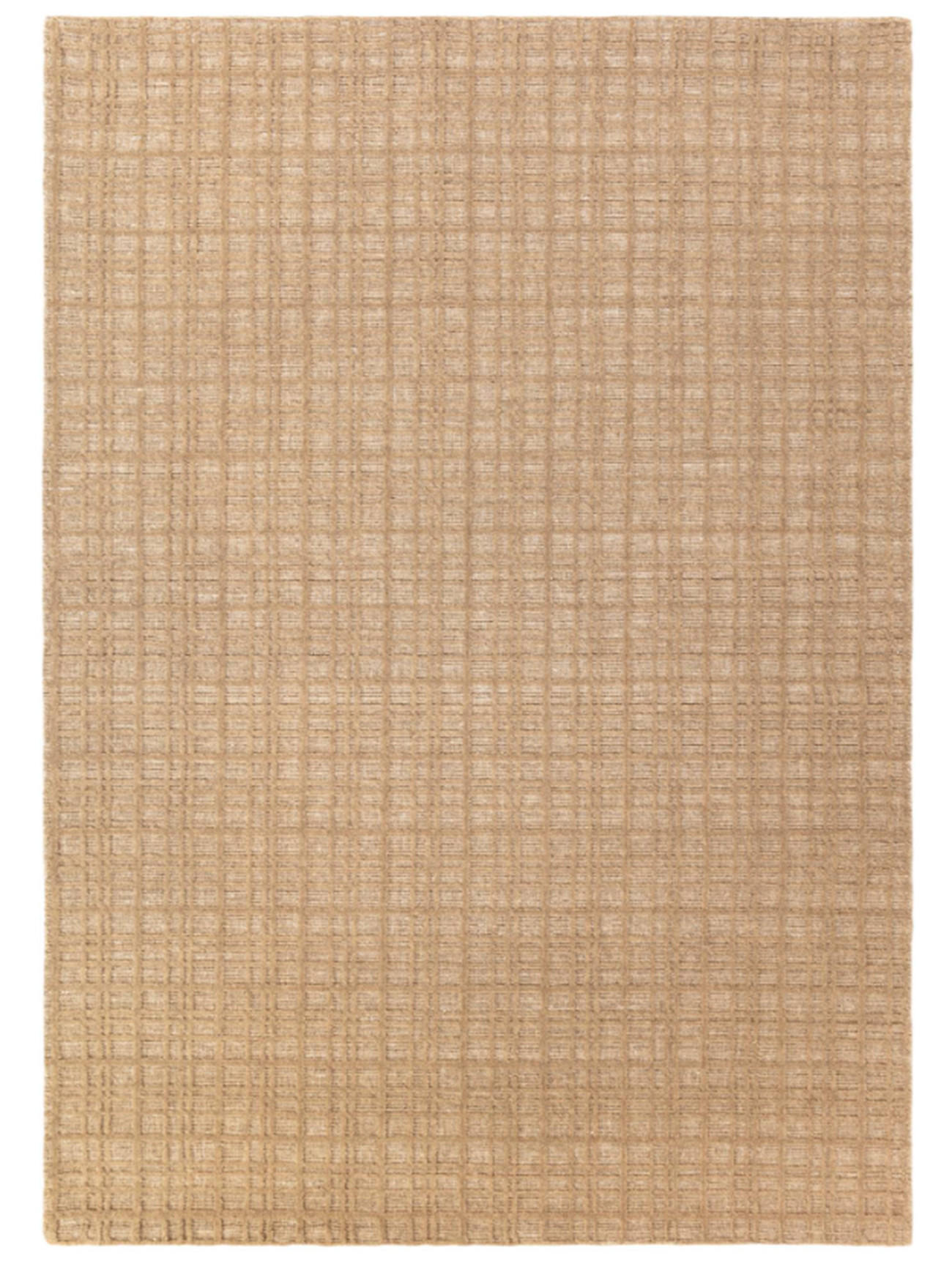 TEPPICH handgewebt Naturfaser HATCHY goldfarben 200 x 290 cm - Goldfarben, Naturmaterialien (200/290cm) - Novatrend