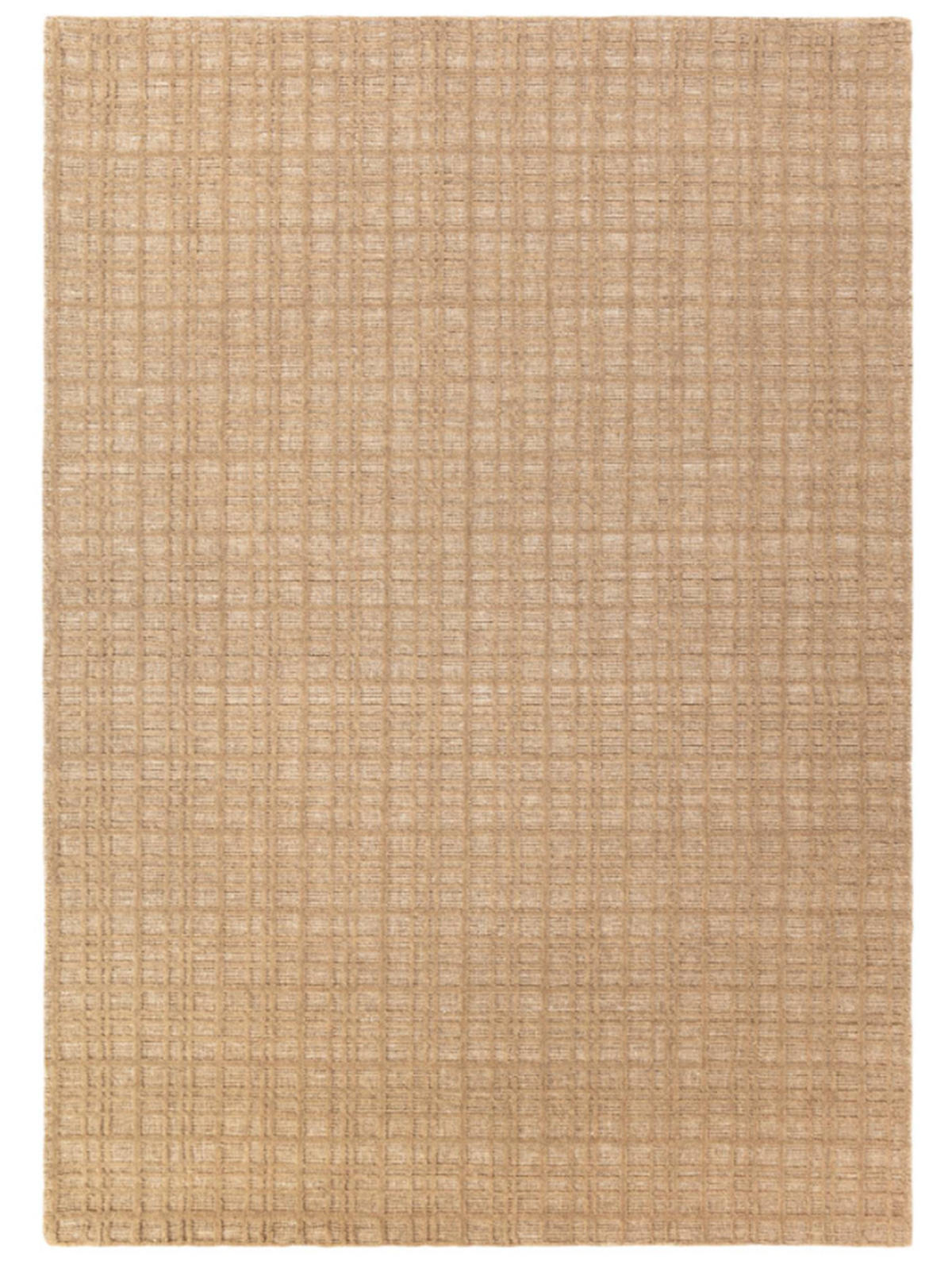 TEPPICH handgewebt Naturfaser HATCHY goldfarben 200 x 290 cm - Goldfarben, Naturmaterialien (200/290cm) - Novatrend