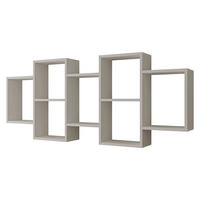 WANDREGAL Trio 001 - Kaschmir, Holzwerkstoff (161/65/18cm) - MIRJAN24