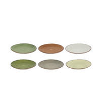 SPEISETELLER Deep Forest ø 26,5 cm - 6 Stück - Multicolor, Keramik (26.5cm) - Studio Tavola
