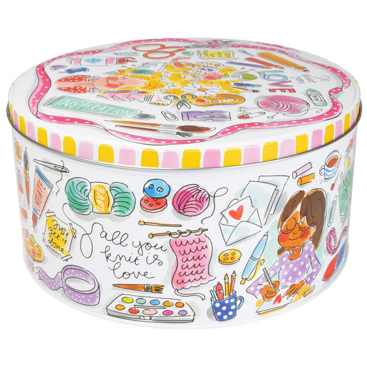 DOSEN Kreativität in Bunt - 24cm - Multicolor, Metall (24/12/24cm) - Blond Amsterdam