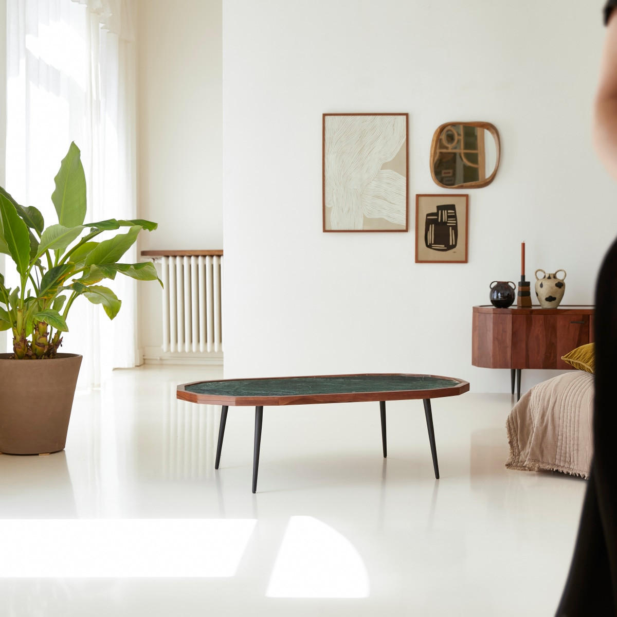 COUCHTISCH Jade Braun aus Palisander - Braun, Holz (60/120/35cm) - Tikamoon