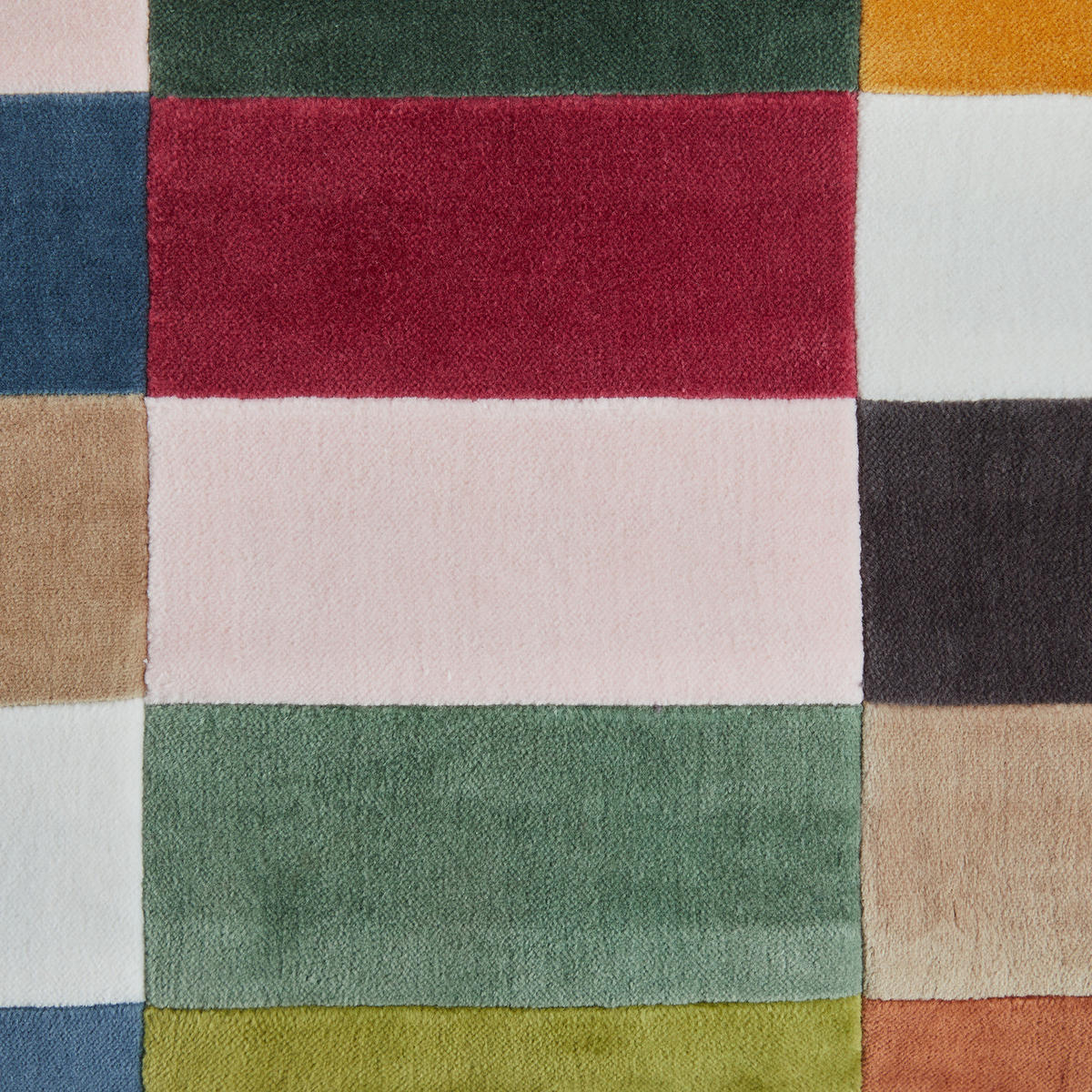 KISSEN Checker Velvet - Multicolor, Textil (70/40cm) - Butlers