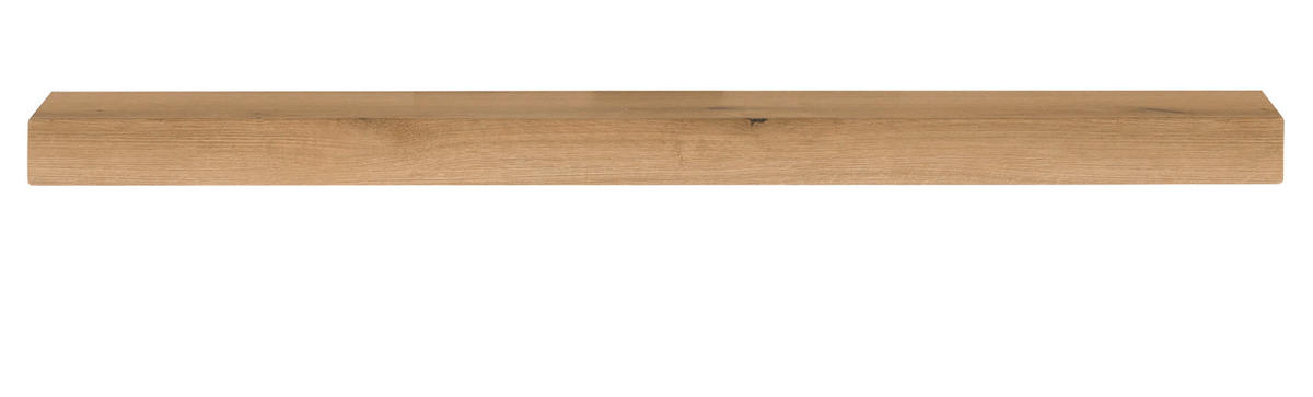 WANDBOARD in Evoke Eiche, Wandregal 150 cm - Kaschmir/Eichefarben, Holzwerkstoff (150/8/20cm) - Furn.Design