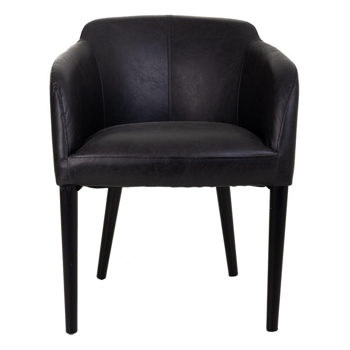 SESSEL aus Holz 62x60x82 cm - Schwarz, Holz (62/82/60cm) - Wanderlust