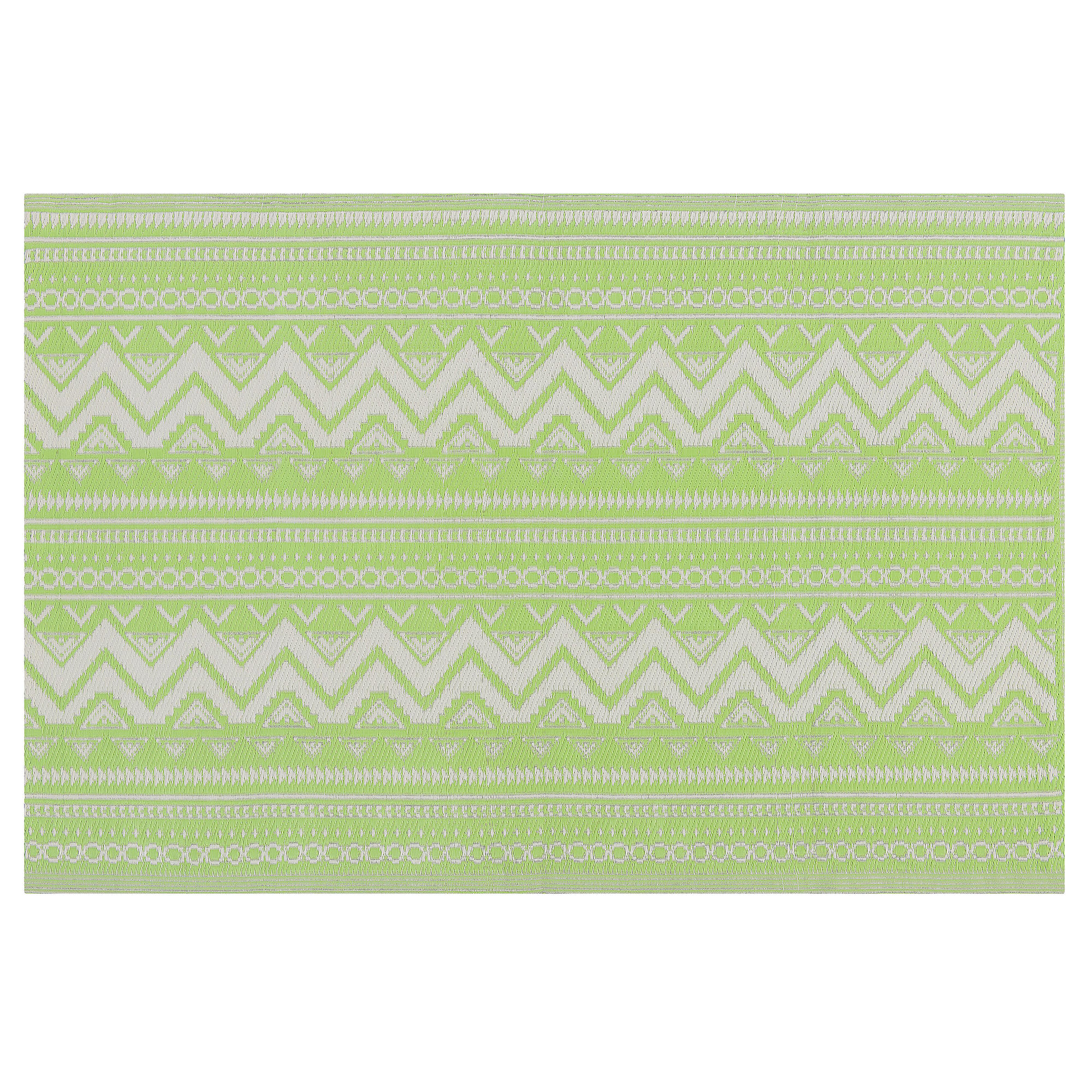 OUTDOOR-TEPPICH Nagpur 180/120 cm - Grün, Kunststoff (120/180cm) - Beliani