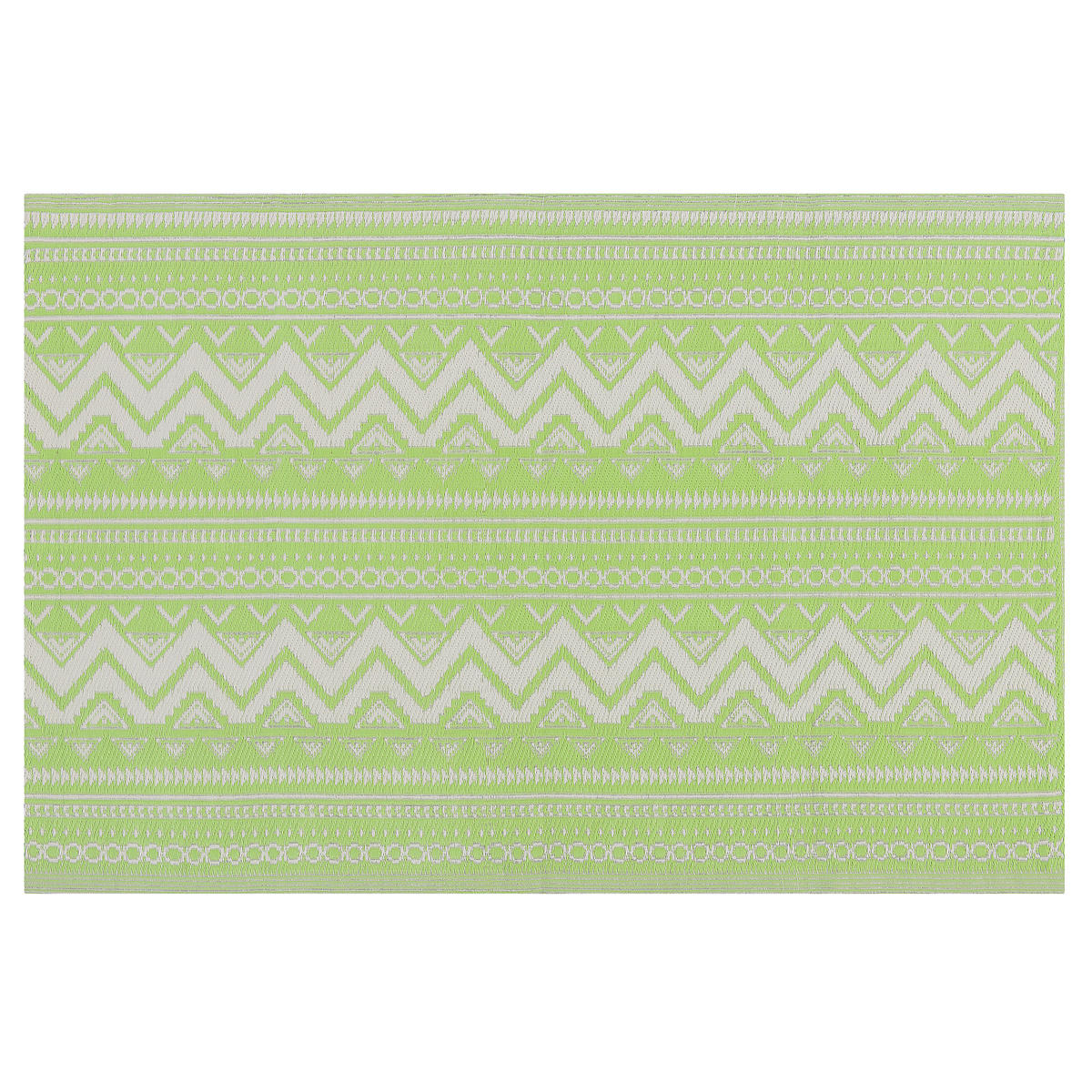 OUTDOOR-TEPPICH Nagpur 180/120 cm - Grün, Kunststoff (120/180cm) - Beliani