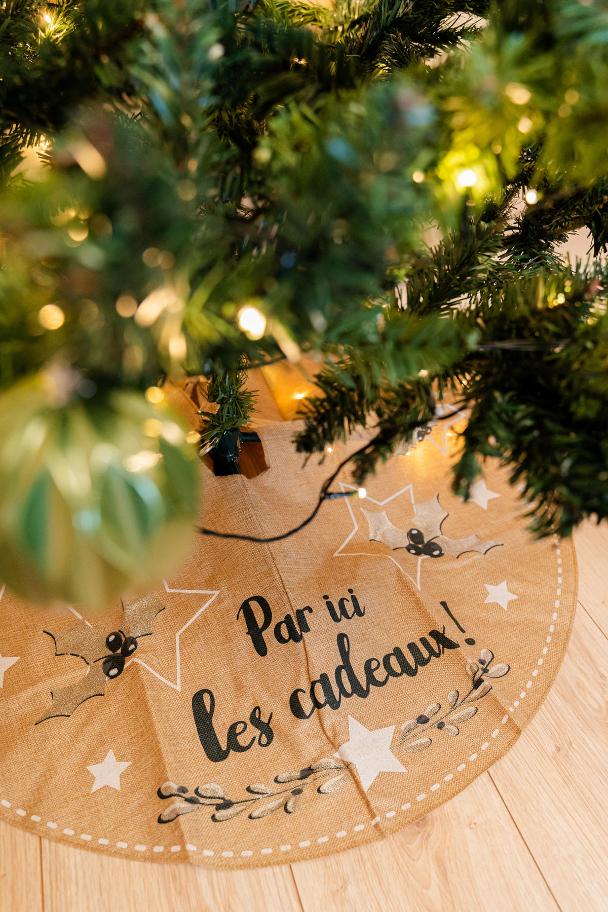 WEIHNACHTSBAUMROCK Jute - Braun, Naturmaterialien (90/90/90cm) - Atmosphera Createur d´interieur