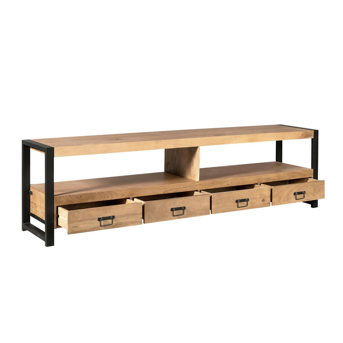 TV-MÖBEL Britt Braun 45/220/60 cm - Braun, Holz (220/60/45cm) - Starfurn
