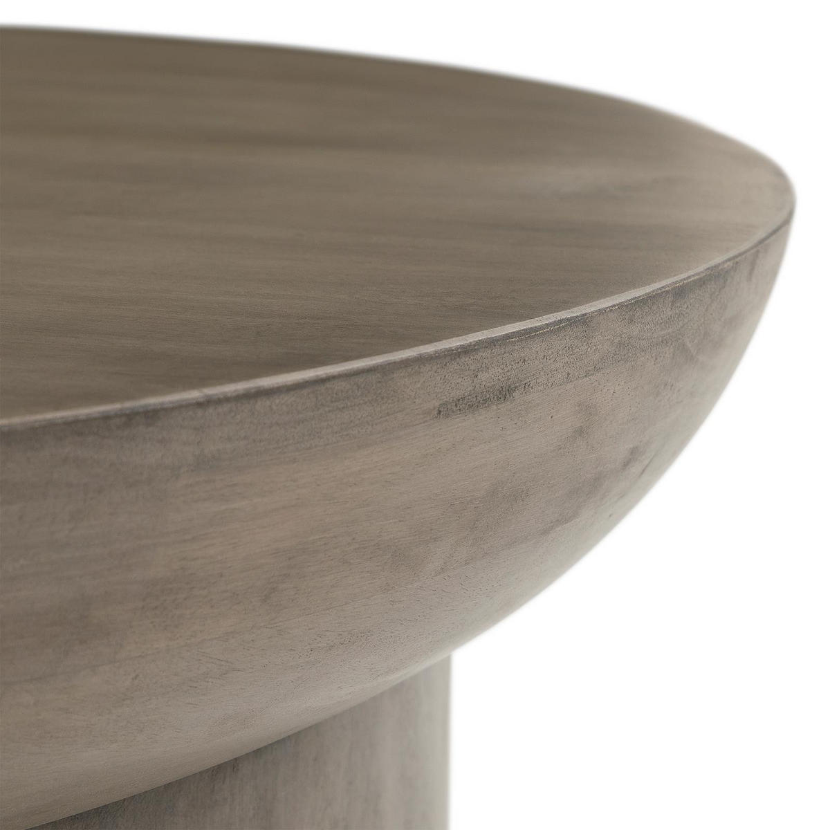 COUCHTISCH KUMASI grau - Grau, Holz (90/90/39cm) - IDIMEX