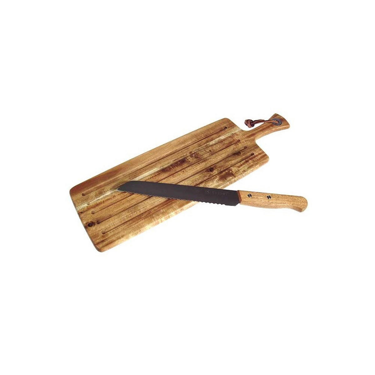 SCHNEIDEBRETT Braun 46/14.5/1.3 cm 93602 - Braun, Holz (14.5/46cm) - Kassel 