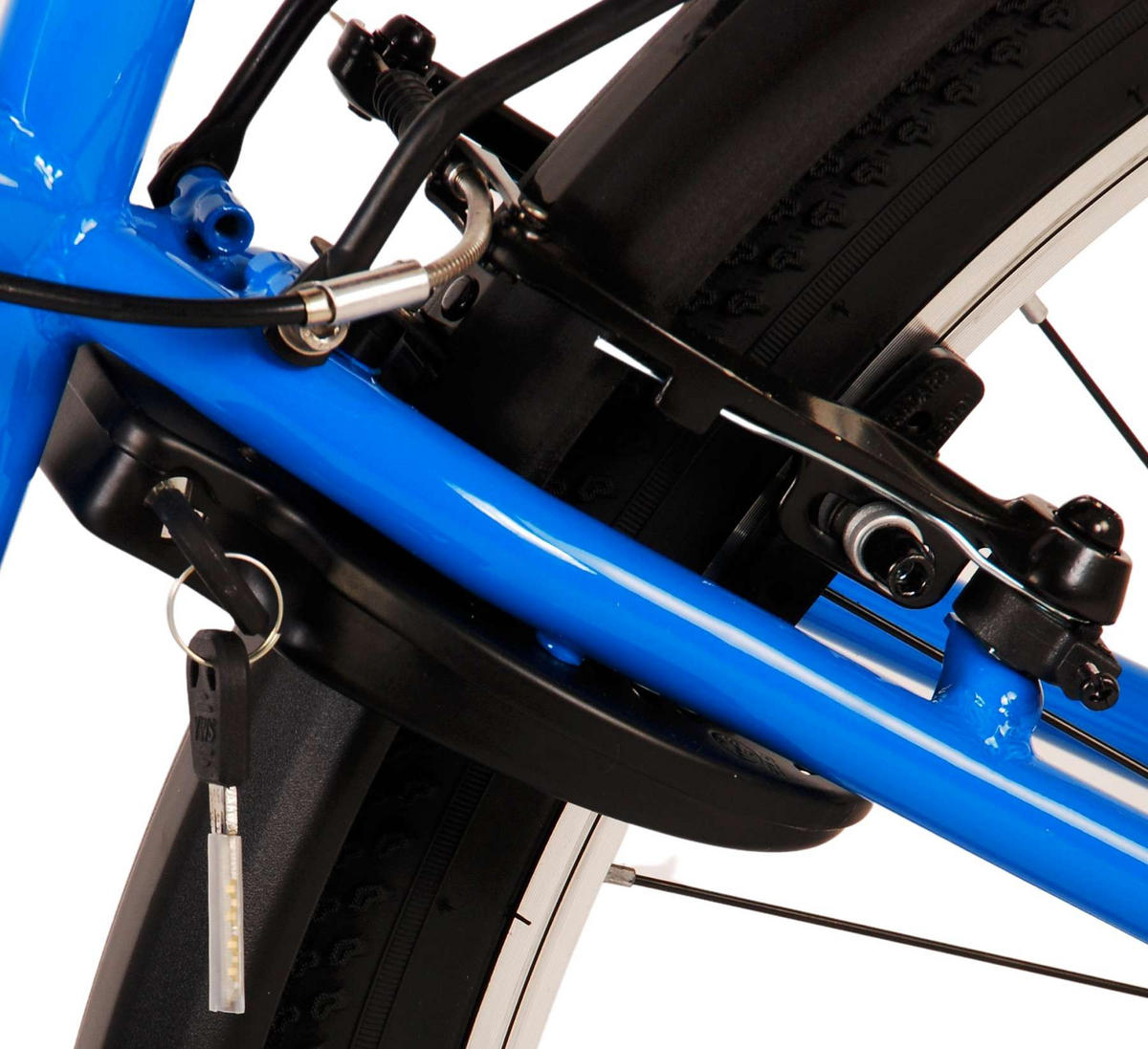 KINDERFAHRRAD Cross - Jungen - 2 Handbremsen - 26 Zoll - Blau - Blau, Metall (77cm) - TPFSports
