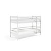 ETAGENBETT SIMBA 80x190 cm Weiß - Weiß, Holz (80/190cm) - MASSENO