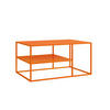 COUCHTISCH Solund 45/90/60 cm - Orange, Metall (60/90/45cm) - [en.casa]