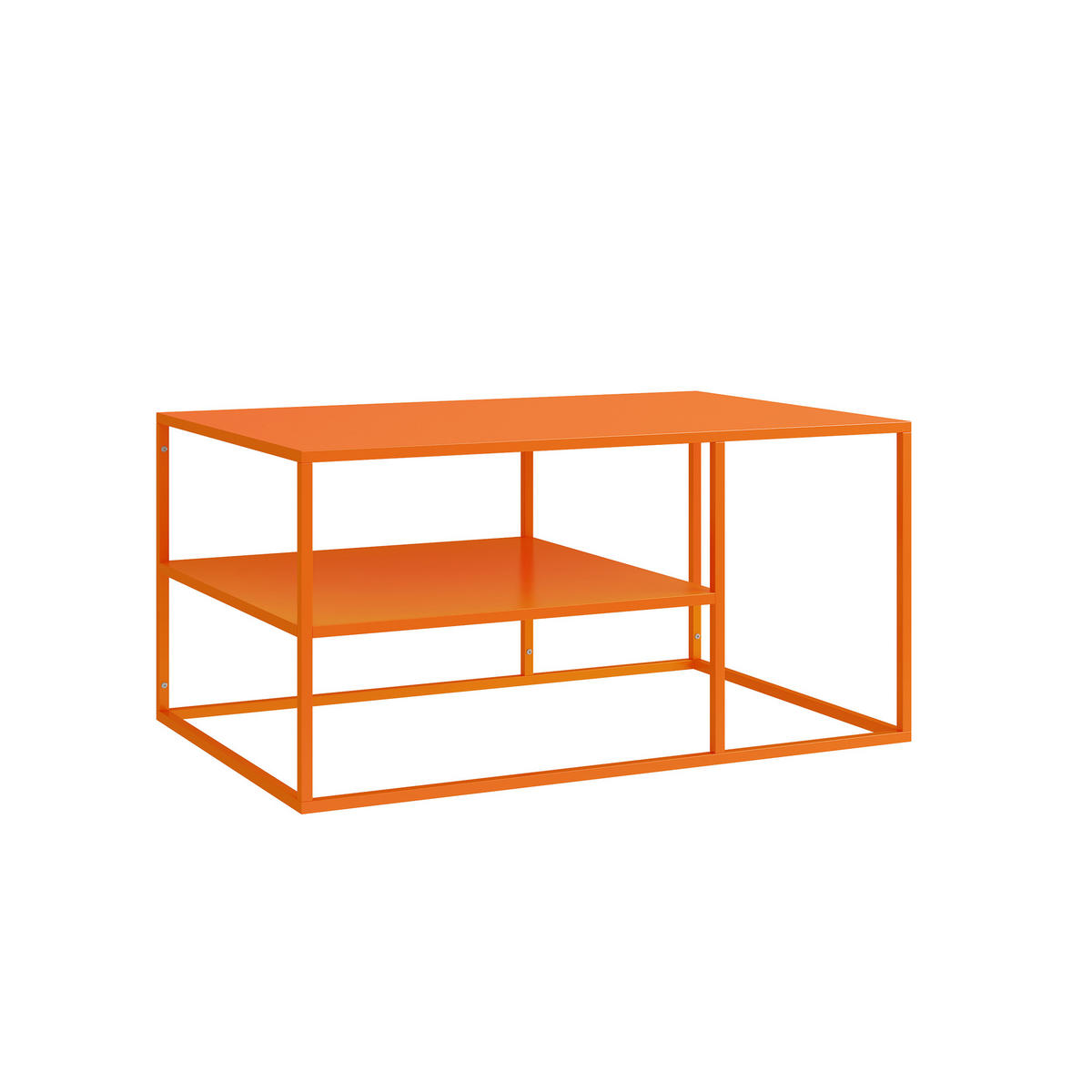 COUCHTISCH Solund 45/90/60 cm - Orange, Metall (60/90/45cm) - [en.casa]