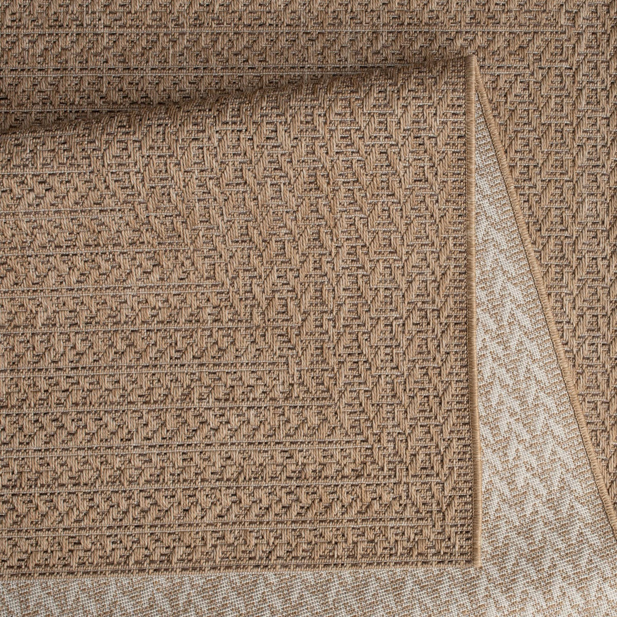 TEPPICH Kurzflor Unifarben Wohnzimmer schmutzabweisend Beige Rechteckig 200x290 - Beige, Textil (200/290cm) - KADIMA DESIGN