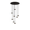 HÄNGELEUCHTE Santa Air 8-flammig Weiß - Schwarz, Metall (11/11/3.2cm) - s.luce