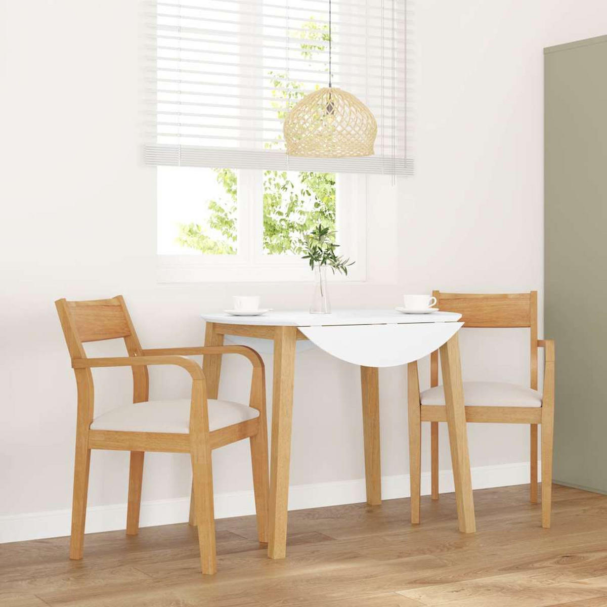 STUHL-SET 2Stk. Lintweil 51/80.5/57 cm - Braun, Holz (51/80.5/57cm) - ZMH