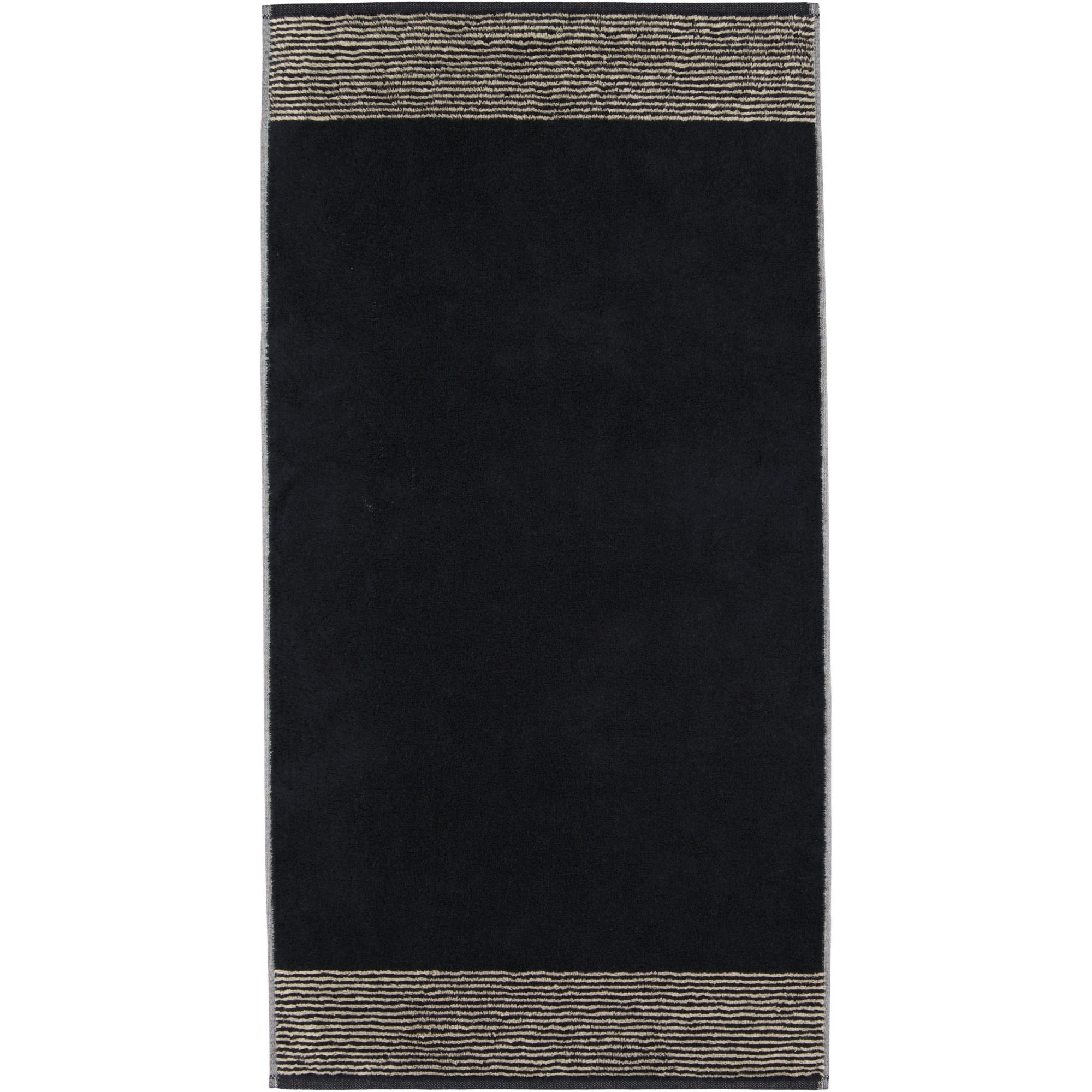 HANDTÜCHER LUXURY HOME TWO-TONE 590 SCHWARZ - 93 - Schwarz, Textil (50/100cm) - Cawoe