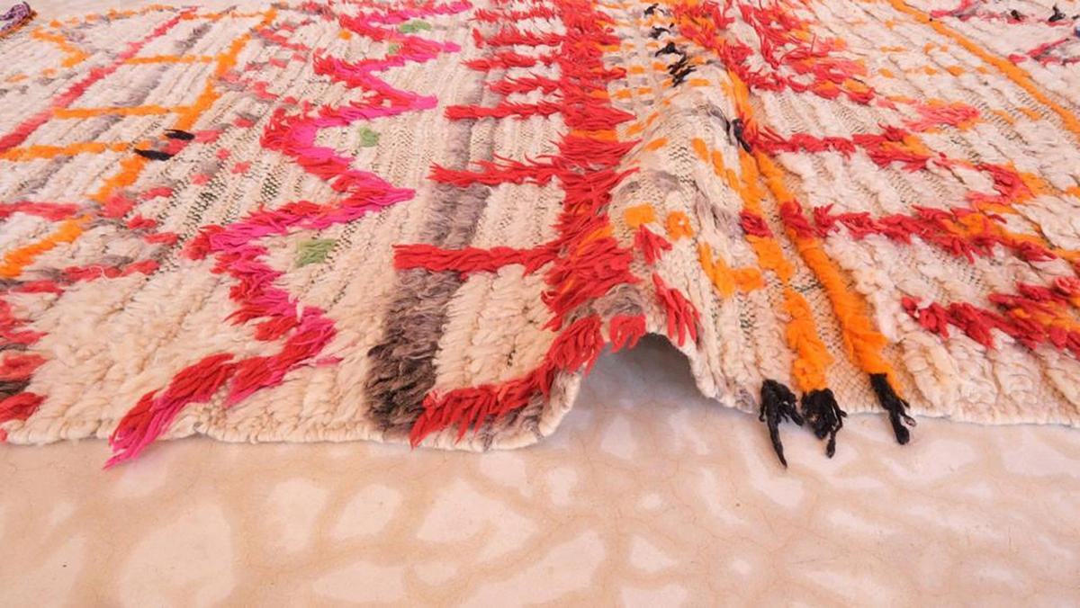 BERBERTEPPICH aus reiner Wolle 80x 186 cm - Multicolor, Naturmaterialien (80/186cm) - AFK Living