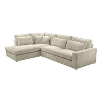 ECKSOFA CAMBO MINI Ohne Schlaffunktion, Creme - Creme, Textil (280/224cm) - Fedve