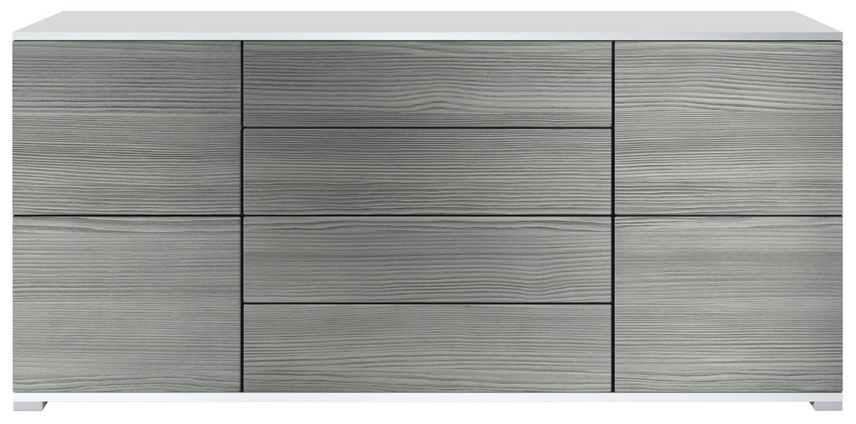 SIDEBOARD Rova Avola-Anthrazit - Anthrazit, Holzwerkstoff (166.5/75.5/35cm) - Vladon