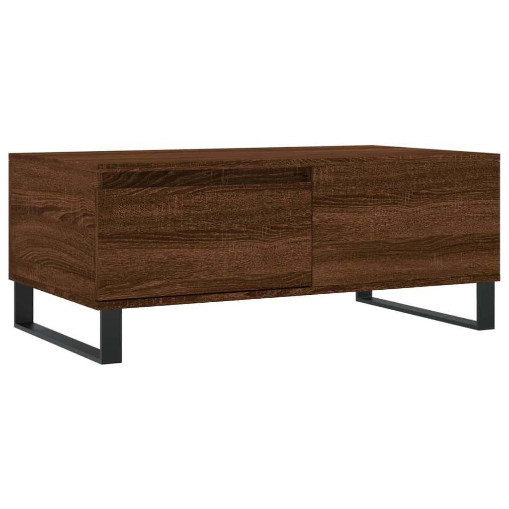 COUCHTISCH Braun Eichen-Optik 90x50x36,5 cm Holzwerkstoff - Braun, Holzwerkstoff (90/50/36.5cm) - furnicato