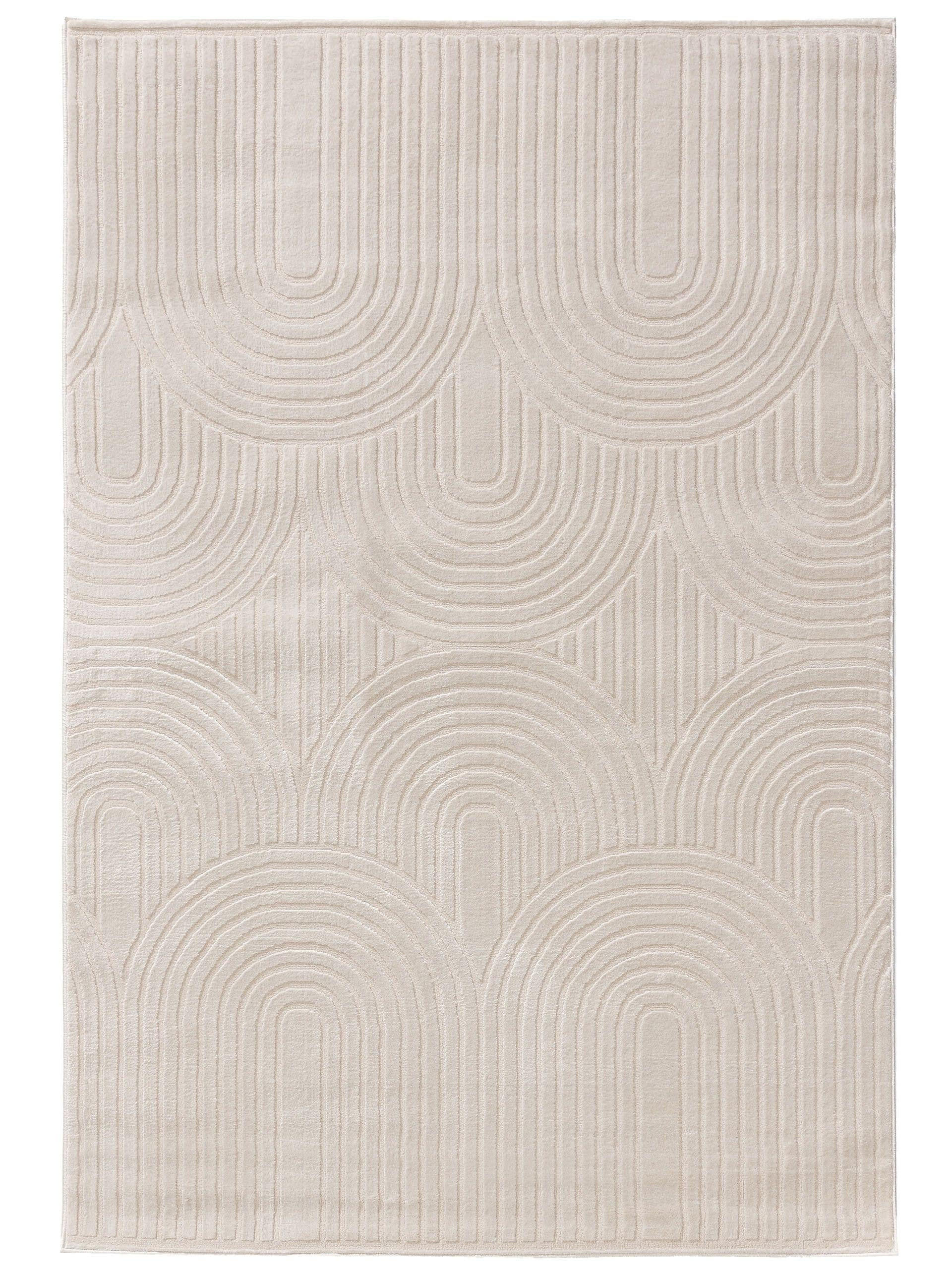 TEPPICH Claire Cream 200x300 cm - Creme, Kunststoff (200/300cm) - benuta