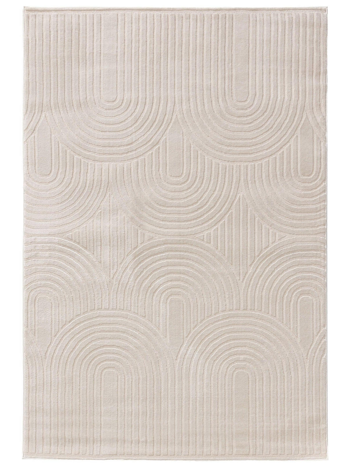 TEPPICH Claire Cream 200x300 cm - Creme, Kunststoff (200/300cm) - benuta